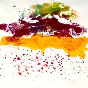 Original Art ‘Quickening’ Encaustic Wax Painting Matted 11"x14" Frame Ready